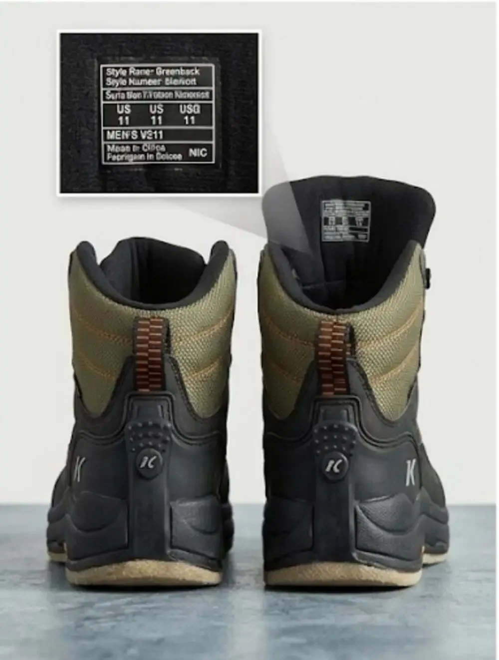 Korkers Greenback Wading Boots with Studded Felt Soles